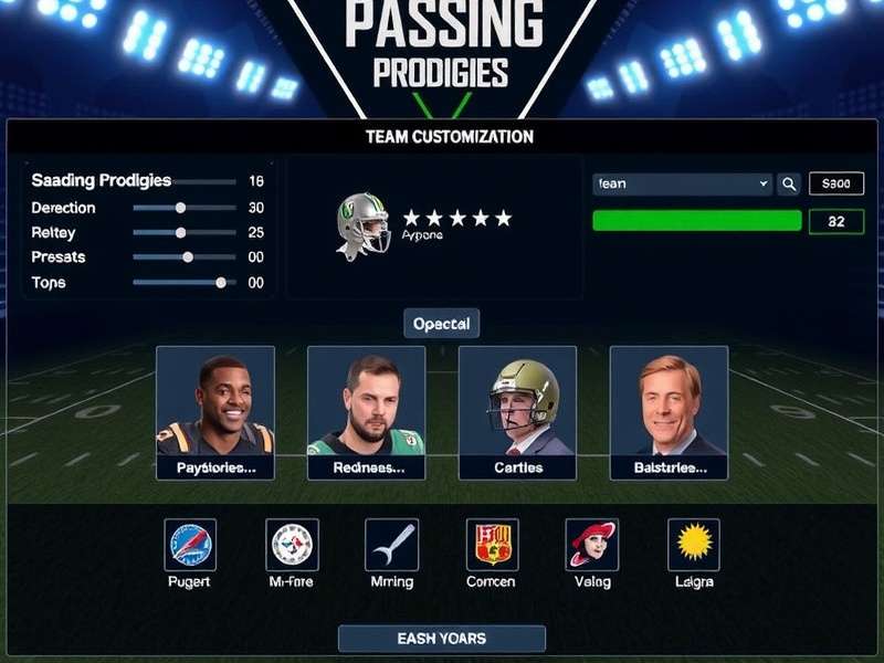 Passing Prodigies Team Customization